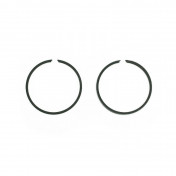 PISTON RING FOR 50CC MOTORBIKE TOP PERF CAST IRON FOR DERBI 50 SENDA 1996>2005, GPR/GILERA 50 SMT 2000>2005, RCR (ENGINE DERBI EURO 2) (SOLD PER PAIR) 3700948159361