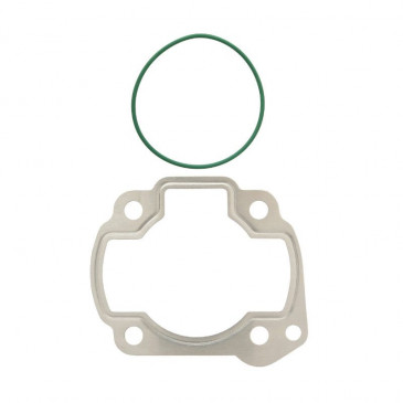 GASKET SET FOR CYLINDER KIT FOR SCOOT TOP PERF CAST IRON FOR MBK 50 OVETTO 2STROKE, MACH G/YAMAHA 50 NEOS 2STROKE, JOG/APRILIA 50 SR/MALAGUTI 50 F10 (TOP PERF HEAD MOUNTING) -