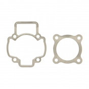 GASKET SET FOR CYLINDER KIT FOR SCOOT TOP PERF CAST IRON FOR PIAGGIO 50 ZIP 2STROKE TYPHOON, LIBERTY 2STROKE/GILERA 50 STALKER, ICE/APRILIA 50 SR AIR 2012> (ORIGINAL HEAD MOUNTING) -