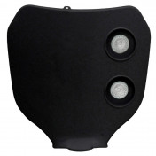 FRONT NUMBER PLATE REPLAY -WITH HALOGEN BULB- 2x20W BLACK 3700948037591