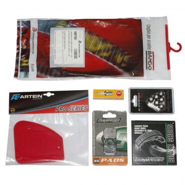 MAINTENANCE KIT FOR SCOOT PEUGEOT 50 TKR (AJP FRONT BRAKE), TREKKER (AJP FRONT BRAKE), SPEEDFIGHT (AJP FRONT BRAKE), BUXY (AJP FRONT BRAKE) -P2R- 3700948088173