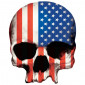 STICKER LETHAL THREAT MINI SKULL/ USA FLAG (60x80mm) 3700948158173