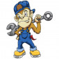 STICKER LETHAL THREAT GREASE MONKEY (7x11cm) (RC00003) 3700948158227