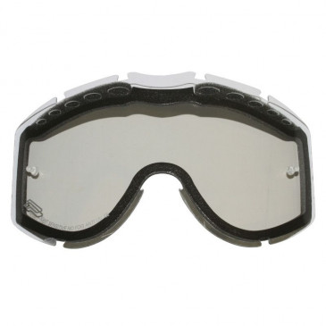 ECRAN MASQUE/LUNETTES CROSS PROGRIP POUR MODELE 3200-3201-3204-3301-3450 TRANSPARENT LIGHT SENSITIVE DOUBLE ECRANS - ANTI-BUEE/ANTI-RAYURES/ANTI-U.V.