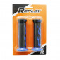 REVETEMENT POIGNEE REPLAY SCOOT FLAMING BLEU - CLOSED END (PAIRE) 3700948039250