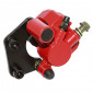 BRAKE CALIPER (FRONT) FOR GENERIC 50 TOXIC - RED-(SUPPLIED WITH PADS)