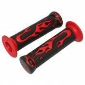 GRIP- REPLAY FLAMING RED - CLOSED END (Pair) 3700948039304