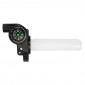 THROTTLE HANDLE FOR MOPED REPLAY -SHORT STROKE- WITH COMPASS (WITH TRANSMISSION CABLE + ADJUSTER SCREW M10X125+DISPATCHER)