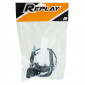 POIGNEE DE GAZ 50 A BOITE REPLAY TIRAGE RAPIDE RESINE AVEC BOUSSOLE (LIVREE AVEC TRANSMISSION + DEDOUBLEUR + VIS TENDEUR M10x125) 3700948077184