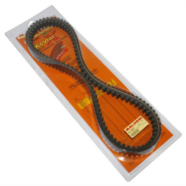 BELT FOR MAXISCOOTER MALOSSI X KEVLAR BELT FOR KYMCO 300 DOWNTOWN 2009>, 300 PEOPLE S 2010>, 300 K-XCT 2012>, 300 PEOPLE GTI 2012>/KAWASAKI 300 J 2014> (1004 x 25,2 x 14,7 x 30°) (6115277) 3700948136140