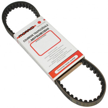 COURROIE SCOOT ADAPTABLE APRILIA 50 HABANA 1999>2003, SCARABEO DITECH 2001>2007, SR DITECH 2001>2003, SUZUKI 50 KATANA 2005>2006 (785 x 18,4 x 8 x 30°) -MITSUBOSHI MBLSC017- 3700948259887
