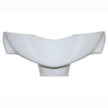 CARENAGE/COUVRE GUIDON SCOOT ADAPTABLE MBK 50 OVETTO 2008>2010 YAMAHA 50 NEOS 2008>2010 BLANC BRILLANT -P2R- 3700948047637