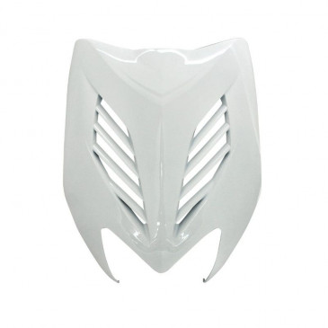 FRONT FAIRING FOR SCOOT REPLAY DESIGN FOR MBK 50 NITRO 1997>2012/YAMAHA 50 AEROX 1997>2012 WHITE-