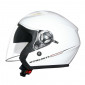 CASQUE JET MT BOULEVARD SV DOUBLE ECRANS UNI BLANC BRILLANT XS 3700948189337