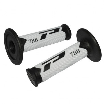 GRIP- PROGRIP OFF ROAD 788 TRIPLE DENSITY SPECIAL EDITION BLACK/WHITE/TITANIUM 115mm (PAIR) (CROSS/MX) 0801766067876