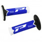 REVETEMENT POIGNEE PROGRIP MOTO OFF ROAD 788 TRIPLE DENSITE BASE BLANC/BLEU/NOIR CLOSED END 115mm (CROSS/MX) (PAIRE)