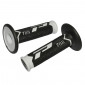 GRIP- PROGRIP OFF ROAD 788 TRIPLE DENSITY BASE WHITE/BLACK/TITANIUM 115mm (PAIR) (CROSS/MX) 0801766067869