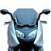 PARE-BRISE/SAUTE VENT MAXISCOOTER POUR BMW 600 SPORT 2012>, 650 SPORT 2016> FUME FONCE (H 400 mm - L 410 mm) -MALOSSI- 3700948136386