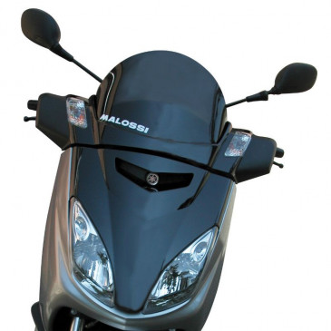 WINDSHIELD FOR MAXISCOOTER YAMAHA 125 XMAX 2006>2008, 250 XMAX 2006>2008/MBK 125 SKYCRUISER 2006>2008, 250 SKYCRISER 2006>2008 (DARK SMOKED) -MALOSSI-