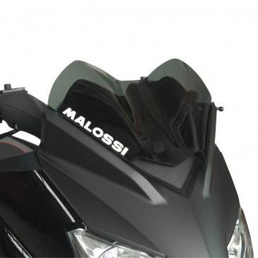 WINDSHIELD FOR MAXISCOOTER YAMAHA 125-250 XMAX 2009>2013 / MBK 125-250 SKYCRUISER 2009>2013 (SHORT-DARK SMOKED) -MALOSSI- 3700948136515