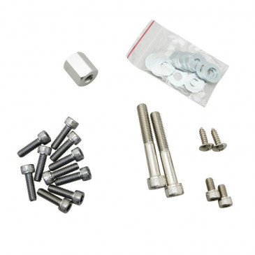 VIS DE CARROSSERIE/CARENAGE/CAPOTAGE REPLAY ACIER POUR MBK 50 BOOSTER/YAMAHA 50 BWS CHROME (KIT) 3700948040638