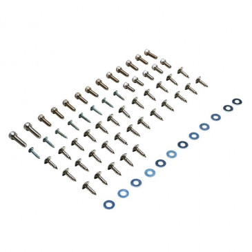 FAIRING KIT FASTENER (SCREW+WASHER-STEEL) FOR MBK 50 NITRO 1997>2012/YAMAHA 50 AEROX 1997>2012 CHROME 3700948204634