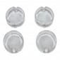 LENS FOR FLASHER FOR 50cc MOTORBIKE DERBI 50 SENDA TRANSPARENT (SOLD PER 4) 3700948030981