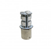 AMPOULE/LAMPE A LED 12V 3,3W CULOT BA15s 8000>10000K ECLAIRAGE BLANC BRILLANT 13SMD (CLIGNOTANT) (VENDU A L'UNITE) -P2R- 3700948049716