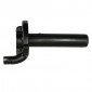 THROTTLE HANDLE FOR MOPED REPLAY -SHORT STROKE- ALUMINIUM - BLACK (WITH TRANSMISSION CABLE + ADJUSTER SCREW M10X125) 3700948037652
