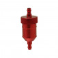 FUEL FILTER REPLAY CONICAL ALU CNC RED (SOLD BY UNIT)