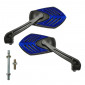 RETROVISEUR SCOOT REPLAY GILLS BLEU (PAIRE) 3700948038932