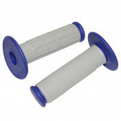 GRIP- REPLAY OFF ROAD - KRATON GREY/BLUE 115mm (PAIR) 3700948039175