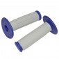 GRIP- REPLAY OFF ROAD - KRATON GREY/BLUE 115mm (PAIR) 3700948039175