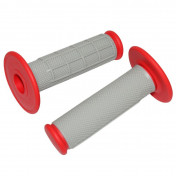 GRIP- REPLAY OFF ROAD - KRATON GREY/RED 115mm (PAIR) 3700948039182