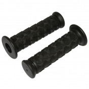 GRIP- REPLAY "On road" "SKULL" BLACK 122mm - CLOSED END (Pair) 3700948039847