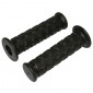 GRIP- REPLAY "On road" "SKULL" BLACK 122mm - CLOSED END (Pair) 3700948039847