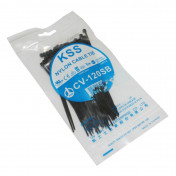 COLLIER DE SERRAGE NYLON TYPE RILSAN 2,5x120mm NOIR (VENDU PAR 100) -P2R- 3700948050408