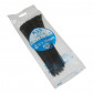 COLLIER DE SERRAGE NYLON TYPE RILSAN 2,5x200mm NOIR (VENDU PAR 100) -P2R- 3700948050415