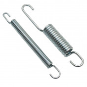 RESSORT DE BEQUILLE SCOOT CENTRALE BUZZETTI LONG 127mm - DIAM 17mm (2 RESSORTS) (FIL 3 et 2mm) 3700948280249