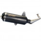 EXHAUST FOR MAXISCOOTER POLINI BLACK FOR SYM 125 GTS i EVO 2007> (CEE APPROVED) (190.0049)