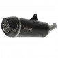 EXHAUST FOR MAXISCOOTER LEOVINCE SBK NERO FOR PEUGEOT 400 METROPOLIS 2013> (WITH CARBON HEAD CAP) (REF 14019) (CEE APPROVED)