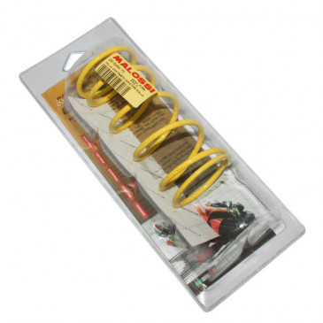 RESSORT VARIATEUR MAXISCOOTER MALOSSI POUR ORIGINE KYMCO 125 DOWNTOWN, DINK STREET LC 4T A INJECTION (2916464.YO) JAUNE (+ MONTAGE POUR MULTIVAR) 3700948136720