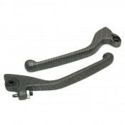 BRAKE LEVER FOR DERBI 50 GPR 2010> CARBONE (PAIR) -VICMA- 8430525055346