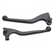 BRAKE LEVER FOR DERBI 50 SENDA L-R-SM 1994>2001 CARBON (PAIR) -VICMA- 8430525054547