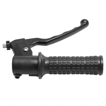 THROTTLE HANDLE FOR MOPED PIAGGIO 50 CIAO PX 1989>1992 WITH ALUMINIUM BRAKE LEVER -DOMINO- 8033900019744