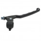 BRAKE HANDLE FOR MOPED PEUGEOT 103 SPX-RCX ALUMINIUM-BLACK- RIGHT -DOMINO-