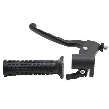 POIGNEE DE FREIN CYCLO ADAPTABLE PIAGGIO 50 CIAO PX 1989>1992 LEVIER DE FREIN ALU GAUCHE AVEC STARTER -DOMINO- 8033900019799