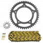 CHAIN AND SPROCKET KIT FOR APRILIA 50 RS 2003->2005 420 11x47 (BORE Ø 102mm) (OEM SPECIFICATION) -AFAM-