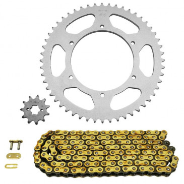 CHAIN AND SPROCKET KIT FOR APRILIA 50 RS 2006>2011 420 11x53 (BORE Ø 108mm) (OEM SPECIFICATION) -AFAM-