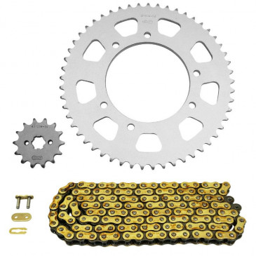 CHAIN AND SPROCKET KIT FOR GILERA 50 SMT 2003>2004 420 14x53 (BORE Ø 105mm) (OEM SPECIFICATION) -AFAM-
